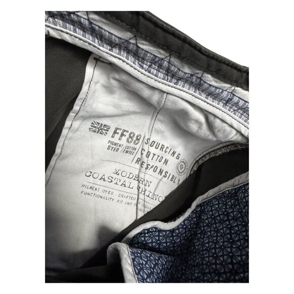 FAT FACE Green Khaki Chino Luxury Designer Casual Straight Pants Mens 32x31 - Picture 4 of 10